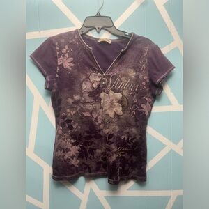Vintage Y2K Blue Canyon top in purple size XL but fits a M and L